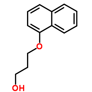 1-Propanol, 3-(1-naphthyloxy)-Structure,54804-70-5Structure 1-Propanol, 3-(1-naphthyloxy)- Structure,54804-70-5Structure