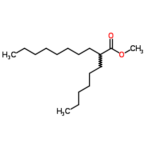2-己基癸酸甲酯結構式_54889-76-8結構式