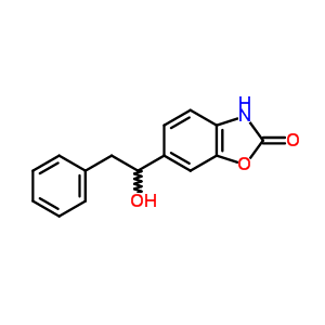 6-(1-Hydroxy-2-phenylethyl)benzoxazol-2(3h)-oneStructure,54903-20-7Structure 6-(1-Hydroxy-2-phenylethyl)benzoxazol-2(3h)-one Structure,54903-20-7Structure