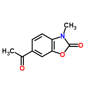 6-Acetyl-3-methylbenzoxazol-2(3h)-oneStructure,54903-61-6Structure 6-Acetyl-3-methylbenzoxazol-2(3h)-one Structure,54903-61-6Structure