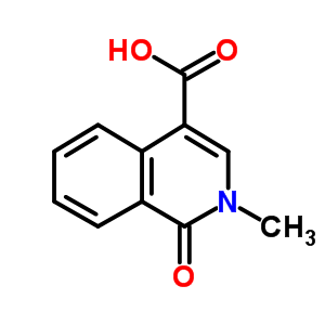 2-Methyl-1-oxo-1,2-dihydroisoquinoline-4-carboxylic acidStructure,54931-62-3Structure 2-Methyl-1-oxo-1,2-dihydroisoquinoline-4-carboxylic acid Structure,54931-62-3Structure