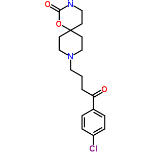 9-[3-(P-氯苯甲?；?丙基]-1-噁-3,9-二氮雜螺[5.5]十一烷-2-酮結(jié)構(gòu)式_54981-19-0結(jié)構(gòu)式