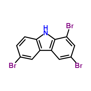 1,3,6-Tribromo-9h-carbazoleStructure,55119-10-3Structure 1,3,6-Tribromo-9h-carbazole Structure,55119-10-3Structure