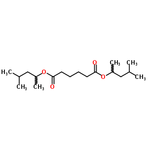 Hexanedioic acid bis(1,3-dimethylbutyl) esterStructure,55125-22-9Structure Hexanedioic acid bis(1,3-dimethylbutyl) ester Structure,55125-22-9Structure