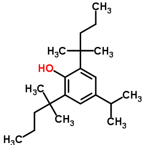 2,6-Bis(2-methylpentan-2-yl)-4-propan-2-yl-phenolStructure,55154-57-9Structure 2,6-Bis(2-methylpentan-2-yl)-4-propan-2-yl-phenol Structure,55154-57-9Structure