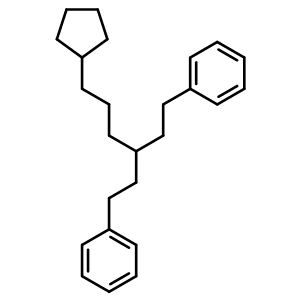 3-(3-Cyclopentylpropyl)-1,5-diphenylpentaneStructure,55191-62-3Structure 3-(3-Cyclopentylpropyl)-1,5-diphenylpentane Structure,55191-62-3Structure