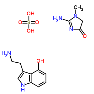 4-羥基色胺肌酐結(jié)構(gòu)式_55206-11-6結(jié)構(gòu)式