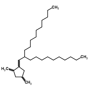 1-(2-Decyldodecyl)-2,4-dimethylcyclopentaneStructure,55429-26-0Structure 1-(2-Decyldodecyl)-2,4-dimethylcyclopentane Structure,55429-26-0Structure
