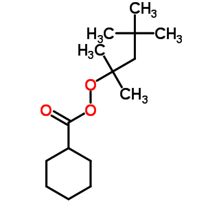 Cyclohexaneperoxycarboxylic acid 1,1,3,3-tetramethylbutyl esterStructure,55446-21-4Structure Cyclohexaneperoxycarboxylic acid 1,1,3,3-tetramethylbutyl ester Structure,55446-21-4Structure