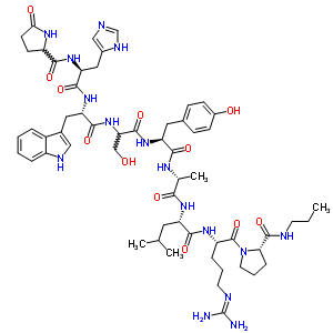 Ala(6)-des-gly(10)-lhrh propylamideStructure,55533-06-7Structure Ala(6)-des-gly(10)-lhrh propylamide Structure,55533-06-7Structure
