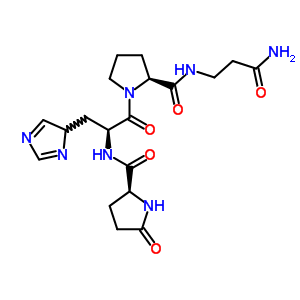 直鏈 beta-丙氨酰-促甲狀腺素-釋放激素結(jié)構(gòu)式_55536-95-3結(jié)構(gòu)式