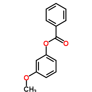 Phenol,3-methoxy-, 1-benzoateStructure,5554-24-5Structure Phenol,3-methoxy-, 1-benzoate Structure,5554-24-5Structure