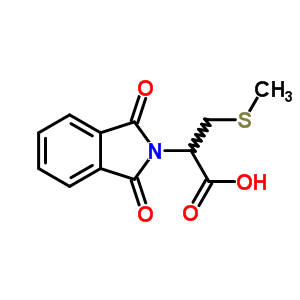 2-(1,3-Dioxo-1,3-dihydro-2H-isoindol-2-yl)-3-(methylthio)propanoic acidStructure,55582-20-2Structure 2-(1,3-Dioxo-1,3-dihydro-2H-isoindol-2-yl)-3-(methylthio)propanoic acid Structure,55582-20-2Structure