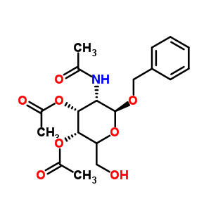 Benzyl 2-acetamido-3,4-di-o-acetyl-2-deoxy-alpha-d-galactopyranosideStructure,55652-76-1Structure Benzyl 2-acetamido-3,4-di-o-acetyl-2-deoxy-alpha-d-galactopyranoside Structure,55652-76-1Structure