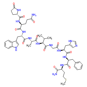雨濱蛙肽結(jié)構(gòu)式_55749-97-8結(jié)構(gòu)式