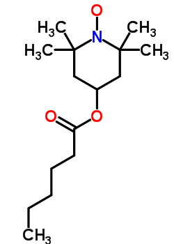 4-Hexanoyloxy-2,2,6,6-tetramethylpiperadinyl-1-oxyStructure,56240-96-1Structure 4-Hexanoyloxy-2,2,6,6-tetramethylpiperadinyl-1-oxy Structure,56240-96-1Structure