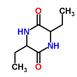 3,6-Diethylpiperazine-2,5-dioneStructure,5625-42-3Structure 3,6-Diethylpiperazine-2,5-dione Structure,5625-42-3Structure