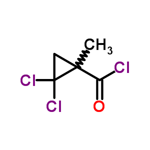 2,2-Dichloro-1-methyl-cyclopropanecarbonyl chlorideStructure,56447-09-7Structure 2,2-Dichloro-1-methyl-cyclopropanecarbonyl chloride Structure,56447-09-7Structure
