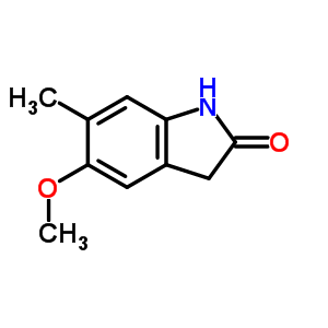 5-Methoxy-6-methylindolin-2-oneStructure,56473-79-1Structure 5-Methoxy-6-methylindolin-2-one Structure,56473-79-1Structure