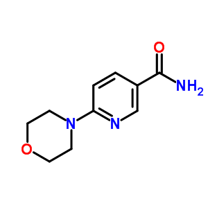 3-Pyridinecarboxamide,6-(4-morpholinyl)-Structure,56501-17-8Structure 3-Pyridinecarboxamide,6-(4-morpholinyl)- Structure,56501-17-8Structure
