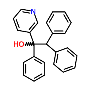 1,2,2-Triphenyl-1-pyridin-3-yl-ethanolStructure,56501-79-2Structure 1,2,2-Triphenyl-1-pyridin-3-yl-ethanol Structure,56501-79-2Structure