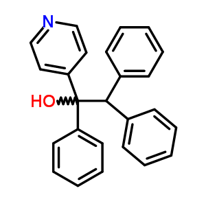 1,2,2-Triphenyl-1-(4-pyridyl)methanolStructure,56501-83-8Structure 1,2,2-Triphenyl-1-(4-pyridyl)methanol Structure,56501-83-8Structure