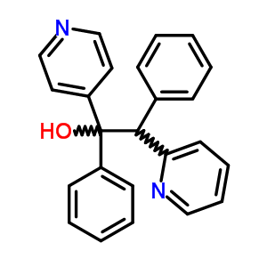 1,2-Diphenyl-1-(4-pyridyl)-2-(2-pyridyl)ethanolStructure,56501-87-2Structure 1,2-Diphenyl-1-(4-pyridyl)-2-(2-pyridyl)ethanol Structure,56501-87-2Structure