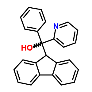 2-Pyridinemethanol ,alpha-9h-fluoren-9-yl-alpha-phenyl-Structure,56501-89-4Structure 2-Pyridinemethanol ,alpha-9h-fluoren-9-yl-alpha-phenyl- Structure,56501-89-4Structure
