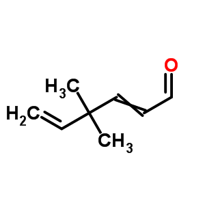4,4-Dimethylhexa-2,5-dienalStructure,56593-03-4Structure 4,4-Dimethylhexa-2,5-dienal Structure,56593-03-4Structure