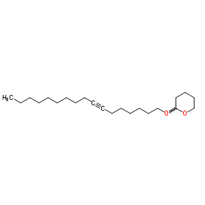 2-(7-Heptadecynyloxy)tetrahydro-2h-pyranStructure,56599-50-9Structure 2-(7-Heptadecynyloxy)tetrahydro-2h-pyran Structure,56599-50-9Structure