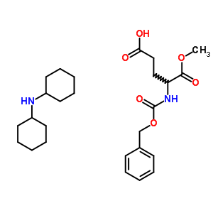 N-cbz-l-glutamic acid alpha-methyl ester dicyclohexyl ammonium saltStructure,5672-82-2Structure N-cbz-l-glutamic acid alpha-methyl ester dicyclohexyl ammonium salt Structure,5672-82-2Structure