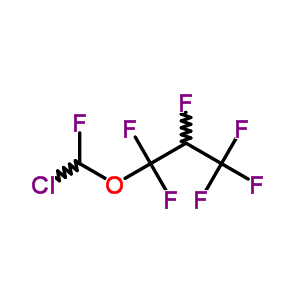 1,1,2,3,3,3-Hexafluoropropyl chlorofluoromethyl etherStructure,56860-86-7Structure 1,1,2,3,3,3-Hexafluoropropyl chlorofluoromethyl ether Structure,56860-86-7Structure