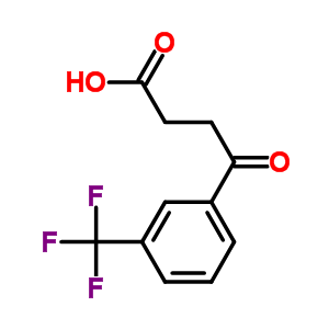 4-Oxo-4-(3-trifluoromethylphenyl)butyric acidStructure,56948-76-6Structure 4-Oxo-4-(3-trifluoromethylphenyl)butyric acid Structure,56948-76-6Structure