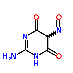 2,4-Diamino-6-hydroxy-5-nitrosopyrimidineStructure,56983-60-9Structure 2,4-Diamino-6-hydroxy-5-nitrosopyrimidine Structure,56983-60-9Structure