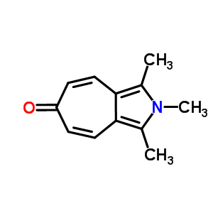 1,2,3-三甲基-2-氮雜薁-6-酮結(jié)構(gòu)式_57015-32-4結(jié)構(gòu)式