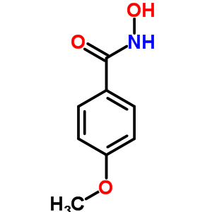N-羥基-4-甲氧基-苯甲酰胺結(jié)構(gòu)式_57139-22-7結(jié)構(gòu)式