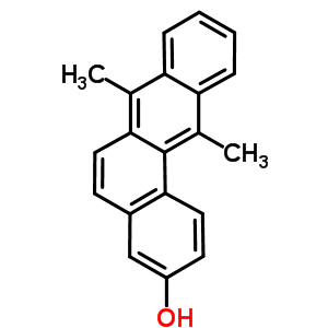 3-羥基-7,12-二甲基苯(a)蒽結(jié)構(gòu)式_57266-83-8結(jié)構(gòu)式