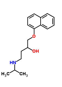 1-(Isopropylamino)-4-(1-naphtyloxy)-3-butanolStructure,57281-37-5Structure 1-(Isopropylamino)-4-(1-naphtyloxy)-3-butanol Structure,57281-37-5Structure