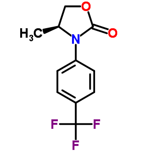 (S)-4-甲基-3-(4-三氟甲基苯基)噁唑啉-2-酮結構式_572922-96-4結構式