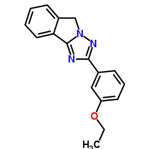 2-(3-乙氧基苯基)-5H-[1,2,4]噻唑并[5,1-a]異吲哚結(jié)構(gòu)式_57312-08-0結(jié)構(gòu)式