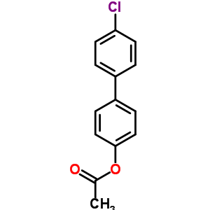 4’-Chloro-1,1’-biphenyl-4-ol acetateStructure,57396-87-9Structure 4’-Chloro-1,1’-biphenyl-4-ol acetate Structure,57396-87-9Structure