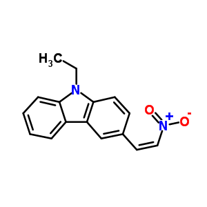 9H-carbazole,9-ethyl-3-(2-nitroethenyl)-Structure,57412-02-9Structure 9H-carbazole,9-ethyl-3-(2-nitroethenyl)- Structure,57412-02-9Structure