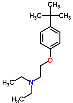 4-Tert-butylphenoxyethyl-n,n-diethylamineStructure,57586-10-4Structure 4-Tert-butylphenoxyethyl-n,n-diethylamine Structure,57586-10-4Structure