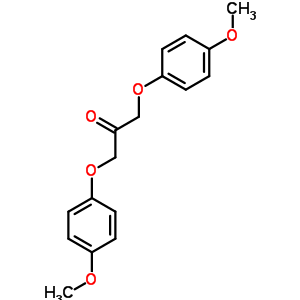 1,3-Bis(p-methoxyphenoxy)-2-propanoneStructure,57641-29-9Structure 1,3-Bis(p-methoxyphenoxy)-2-propanone Structure,57641-29-9Structure
