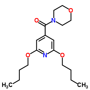 4-(2,6-Dibutoxyisonicotinoyl)morpholineStructure,57803-47-1Structure 4-(2,6-Dibutoxyisonicotinoyl)morpholine Structure,57803-47-1Structure