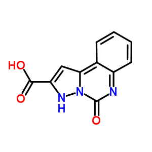 5,6-Dihydro-5-oxo-pyrazolo(1,5-c)quinazoline-2-carboxylic acidStructure,57822-77-2Structure 5,6-Dihydro-5-oxo-pyrazolo(1,5-c)quinazoline-2-carboxylic acid Structure,57822-77-2Structure