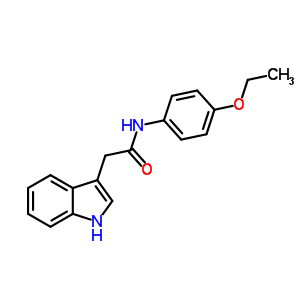 4’-Ethoxy-2-(1h-indol-3-yl)acetanilideStructure,57932-46-4Structure 4’-Ethoxy-2-(1h-indol-3-yl)acetanilide Structure,57932-46-4Structure