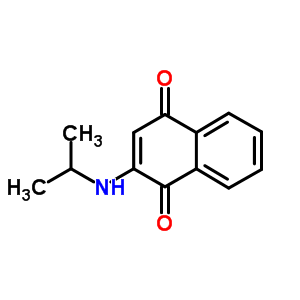 2-(Isopropylamino)-1,4-naphthoquinoneStructure,57950-03-5Structure 2-(Isopropylamino)-1,4-naphthoquinone Structure,57950-03-5Structure