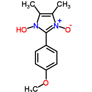 3-Hydroxy-2-(4-methoxyphenyl)-4,5-dimethyl-1-oxido-imidazoleStructure,58099-77-7Structure 3-Hydroxy-2-(4-methoxyphenyl)-4,5-dimethyl-1-oxido-imidazole Structure,58099-77-7Structure