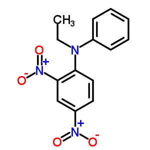 N-乙基-2,4-二硝基-n-苯基-苯胺結(jié)構(gòu)式_58133-79-2結(jié)構(gòu)式